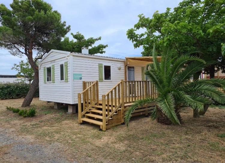 Mobil Home Camping Des 7 Fonts Agde Buitenkant foto